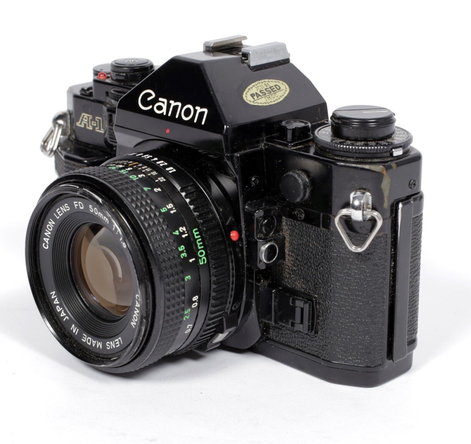Canon A-1 35mm SLR Film Camera with 50mm F1.8 FDn lens #553 | CatLABS